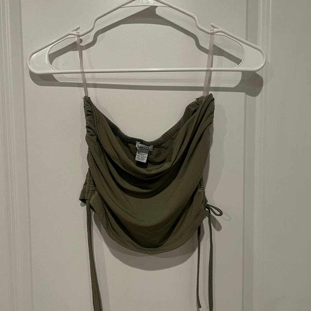 Size M Olive Green Tube Top